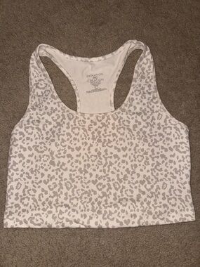 Revolution Leopard Print Racerback Tank in Cream and Taupe